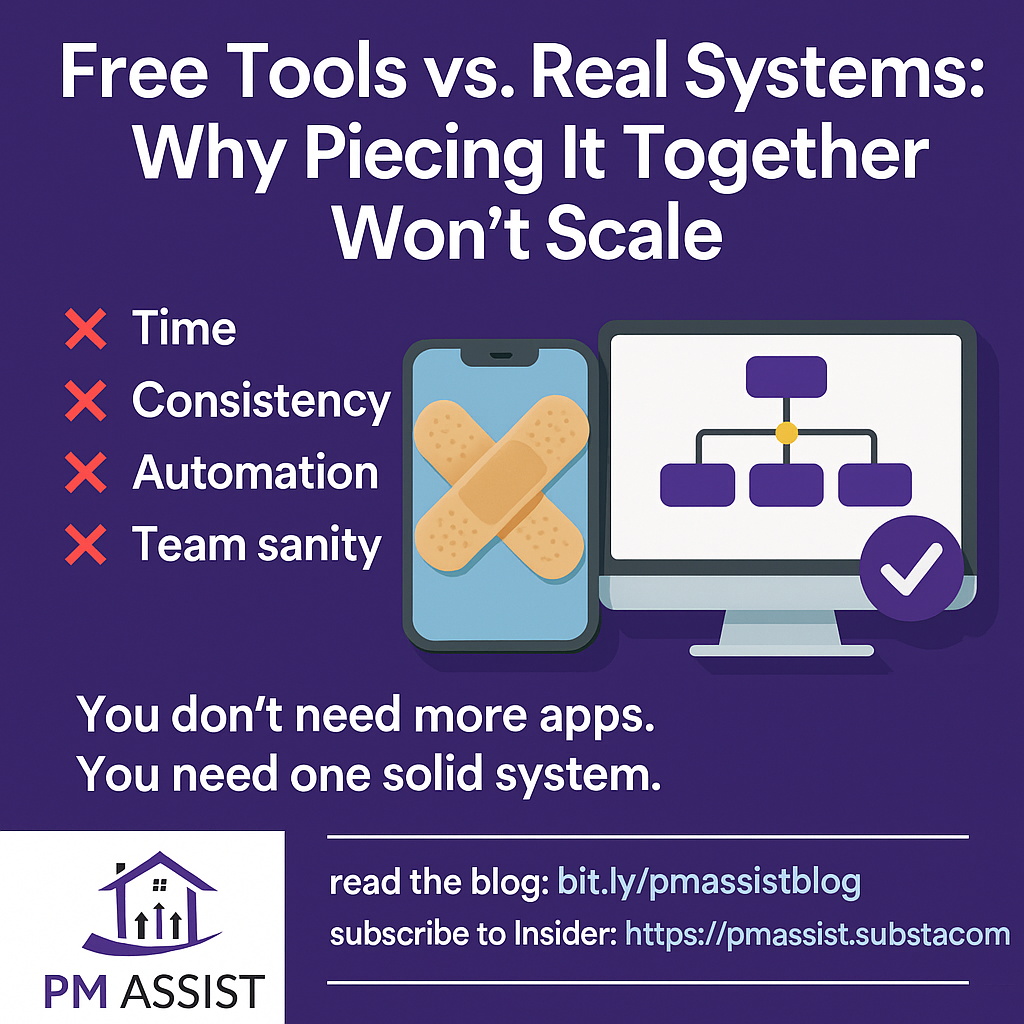 Free Tools vs. Real Systems: Why Piecing It Together Won’t Scale